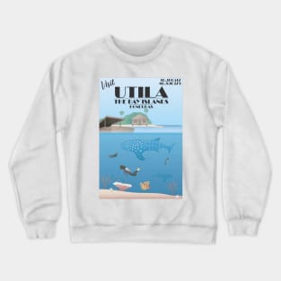 Utila Honduras The Bay Islands Retro Travel Crewneck Sweatshirt